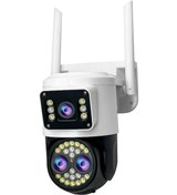 Resim Monyee Qs-jq929ah 2mp+2mp Kablosuz Güvenlik Kamerası: 5x Büyütme, Gece Görüş, İnsan Takibi, Çift Yönlü Ses 