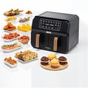Resim Kenwood HFP70.000BK Dual Air Fryer BK Copper 