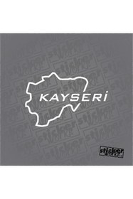 Resim Sticker Works Kayseri Harita Sticker 
