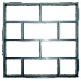 Resim Taşyapan -tuğla-3 Bahçe Zemin Kaplama Taş Kalıbı (1 Adet) 