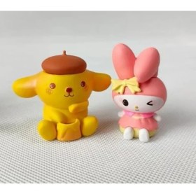 Resim Hype Store My Melody Pochacco Pompompurin Hello 6 Parça Figür Seti 
