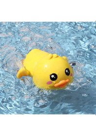 Resim Kurmalı Yüzen Ördek Banyo Oyuncağı 