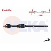 Resim OTOCO Land Rover Freelander Iı 2.2 Td4 6 M-t 2006-2014 Komple Aks Sağ Ön Uzunluk 1.022,5mm Lr002614 