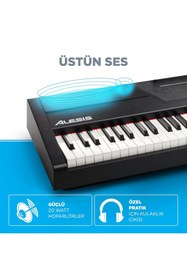 Resim Hepta Collection Alesis Recital Pro - Dijital Piyano Klavye 88 Ağırlıklı Çekiç Hareketli Tuşu, 12 Premium Ses ve Dahi 