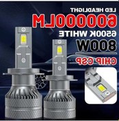 Resim Pazly 800w 6500k Beyaz 3000lm H11 H9 H8 Led Far Ampul 12/24v Araba Farı Wangxi Mağazası Üretimi, Alüminyum, Motorlu Taşıtlar İçin Uygun 