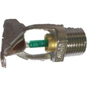 Resim yeni Ul Duvar Tip Yangın Sprinkler Krom 93 C Yeşil 1/2 Sr 