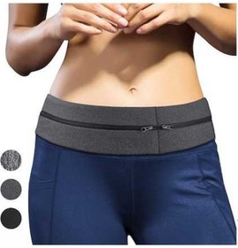 Resim Pazly Çok Fonksiyonlu Ultra Hafif Bel Kemeri, Su Geçirmez Koşu Çantası, Spor Bel Paketi Siyah-gri Siyah - Gri 