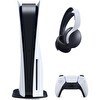 Resim Sony Playstation 5 Diskli Oyun Konsolu + 3D Pulse Kulaklık (İthalatçı Garantili) 