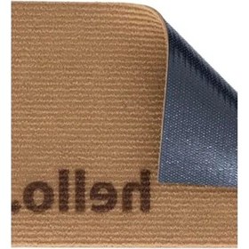 Resim Kıl Paspas Dış Mekan Kapı Önü Kullanımı İçin 40x60 Cm Ölçüsünde Açık Bej 