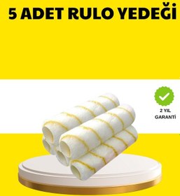 Resim 5 Li İnce İşçilik Boya Rulo Seti Pürüzsüz Ve Eşit Kaplama 