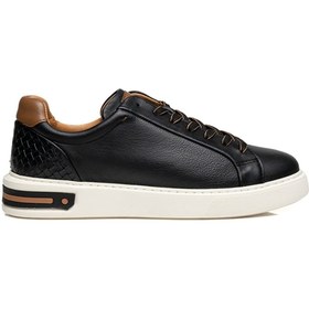 Resim Greyder 14811 Siyah Deri Erkek Sneaker Spor Ayakkabı 