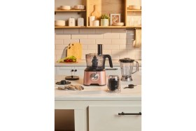 Resim Allians Multifonksiyonel Rosegold Mutfak Robotu ve Blender Seti, 10'lu Kit 