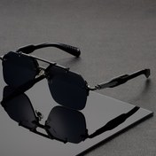 Resim Y2K Polygon Çift Köprü Büyük Boy Retro Moda Dekoratif Gözlük, Parti, Okul, Alışveriş, Kıyafet Eşleştirme, Günlük Kullanım, Hediye Eşleştirme ve Fotoğraf Eşleştirme için Uygun 