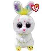 Resim TY Beanie Boos Dusty Beyaz Tavşan 15 Cm 