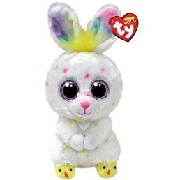 Resim TY Beanie Boos Dusty Beyaz Tavşan 15 Cm 