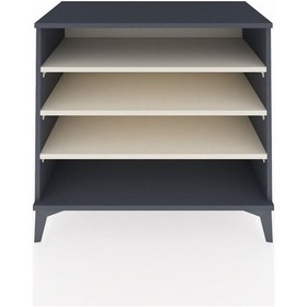 Resim Hyperion Şifonyer 3 Raflı 88x44x80 Antrasit-aytaşı Antrasit 