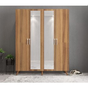 Resim Açelya Portmanto Vestiyer Ayakkabılık Ceviz -montaj Dahil M2 140 