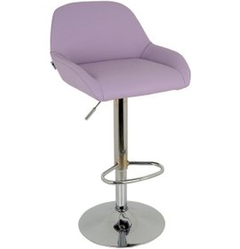 Resim Bürocci Texas Bar Taburesi - Lila Deri - 9506S0114 Çok Renkli 