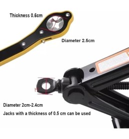 Resim Kriko Oto Araç Araba Akordiyon Tip 1.5 Ton Kriko Makaslı 