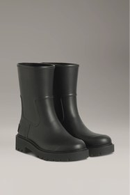 Resim Calvin Klein Kadın Su Geçirmez Tırtıklı Tabanlı Yağmur Botu - Siyah 