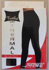 Resim Tutku Kadın Siyah Termal Taytsiyahxxl Siyah 