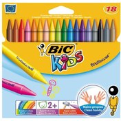 Resim Bic Pastel Boya Plastidecor Silinebilir 18 Renk 829771 
