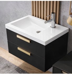 Resim Turavit İda Dikdörtgen Etajer Uyumlu Beyaz Lavabo 28x45 Cm Id0703 Beyaz 