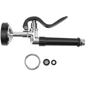 Resim Ön Durulama Spreyi Ticari Mutfak Musluk Parçaları Krom Siyah 