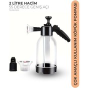 Resim Yüksek Basınçlı 2 Başlıklı Su & Köpük Pompası 2 Litre Çok Amaçlı Kullanım Su Köpük Püskürtücü 2 Litre 
