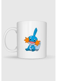 Resim Mudkip Tasarımlı Kupa Bardak Beyaz 