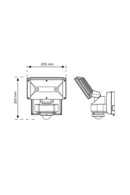Resim Na-de Sensörlü Projektör Nade 32 Watt 
