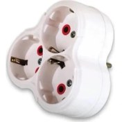 Resim Fetih Üçlü Topraklı Fişli Priz 