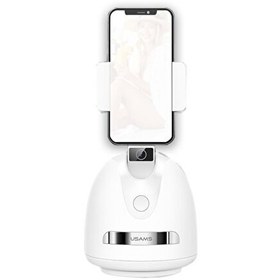 Resim Usams US-ZB239 Smart 360 Derece Yüz ve Vücut Takipli Şarjlı Yapay Zeka Destekli Canlı Yayın Telefon Gimbal Usams