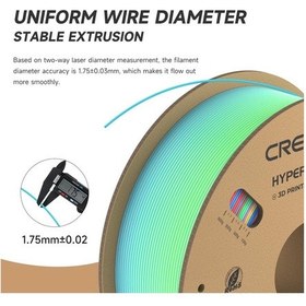 Resim Creality Hyper Rainbow Pla Uzun Yabani Çiçek Filament 1,75mm 1000gr - Urhanshop Yetkili Satış 