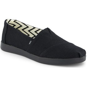 Resim Espadril / Keten Kadın 10021575 Toms Alpargata Herıgate Canvas All Black Siyah 