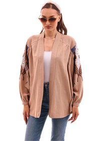 Resim MODAJİN Dadalinakışlı Kimono Vizon 