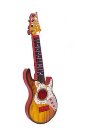 Resim Rock Gitar Metal Telli 45 Cm Kırmızı 