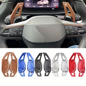 Resim Cupra Ateca, Formentor ve Leon 2021 2022 2023 araç direksiyon vites paleti vites kulakçıkları DSG uzatma tarzı araba aksesuarları için 