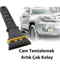 Resim Araba Pencere Camı Buzdolabı Buzu Kar Buz Kırıcı Çek Çekli Terminatör Buz Kazıyıcı Oto Cam Temizleyici Buz Kazıyıcı 