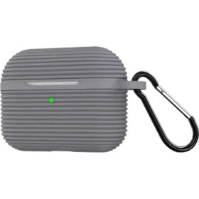Resim Airpods Pro 3 (3.nesil) Raven Silikon Kılıf Gri 