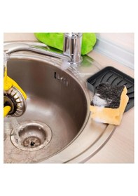 Resim Tineke Silikon Mutfak, Banyo Su Giderli Vantuzlu Esnek Sabunluk T 