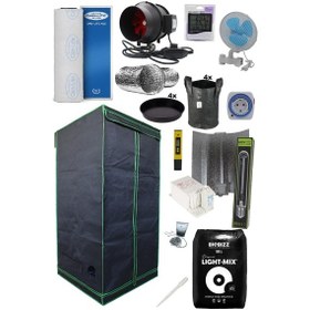Resim 120x120x200 Bitki Yetiştirme Kabin Seti Hid 