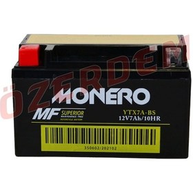 Resim Aku Aku Akü Bs 12 V 7 Ah Yatık Swan Scooter 