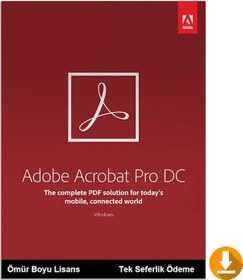 Resim Adobe Acrobat Pro Dc Dijital Lisans - Ömür Boyu + Türkçe 
