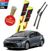 Resim Sileceksepeti Toyota Corolla Uyumlu İnwells Muz Silecek Takımı (2019-2022) 