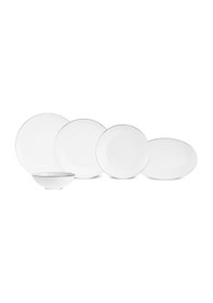Resim Karaca Fine Pearl Extra Chanak 55 Parça 12 Kişilik Yemek Takımı Platin 