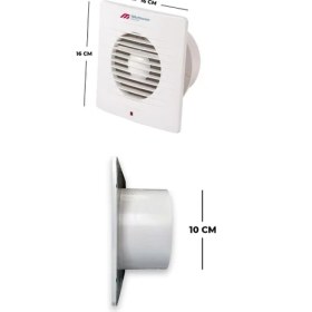 Resim Mutlusan 100LÜK Aspiratör (Banyo/wc) Mutlusan 