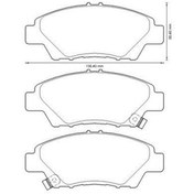 Resim Mga 55329 Fren Balatasi Ön Cr-Z 10- Insight 09- Jazz 09- 539964097 