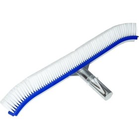 Resim Kavisli 45'Lik Alüminyum Destekli Plastik Telli Havuz Fırçası 