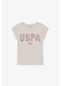 Resim U.S. Polo Assn. U.s. Polo Assn. Kız Çocuk Ekru Pijama Takım 50326438-vr019 Ecru 